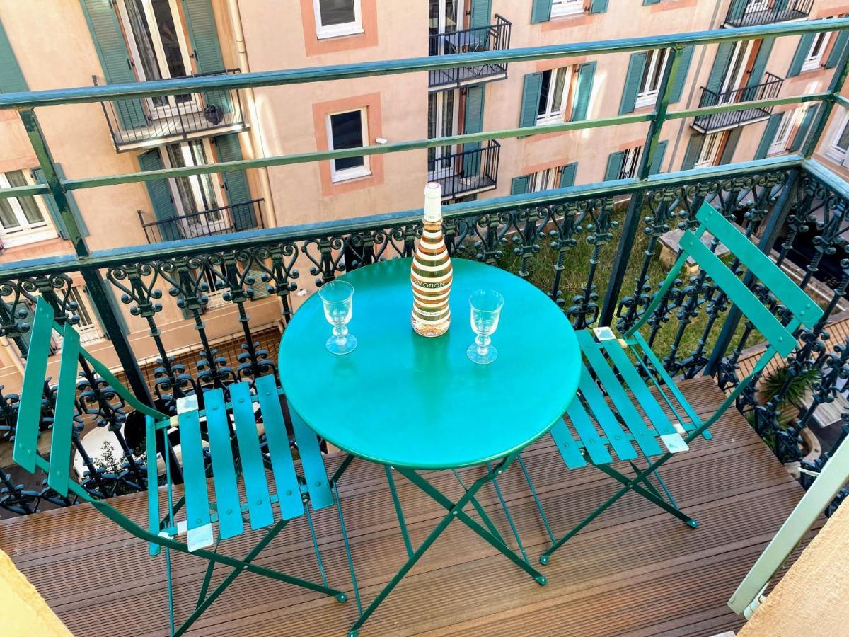 Sunny And Calm 2 Bed Apartment Place Du Pin Nizza Exterior foto